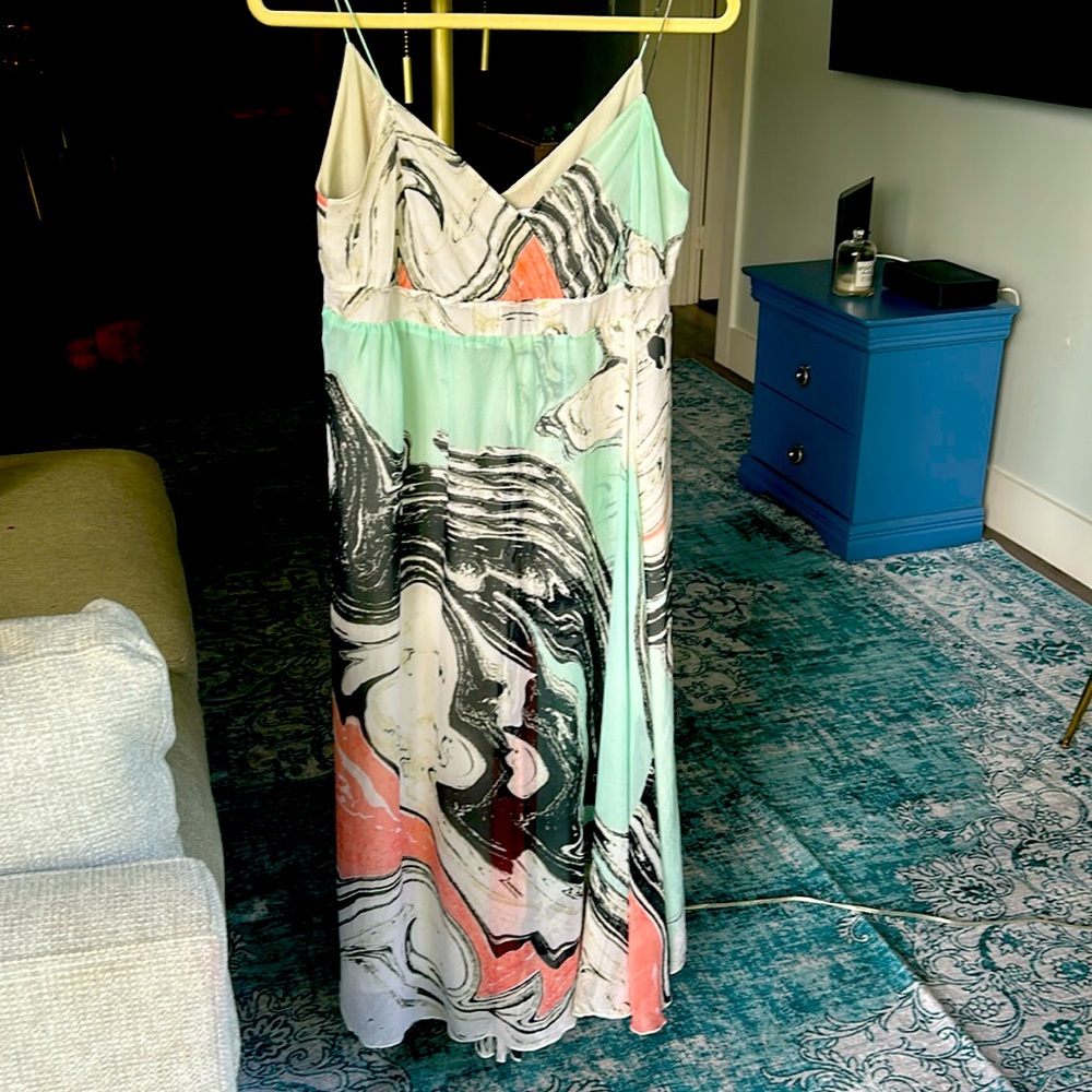 DVF Jolie Spring Marble Dress Size 12